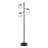 Grafton 66" 3-Light Mid-Century Modern Metal LED Floor Lamp with Triple Frosted Globe Shades-594277496