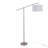 69" Contemporary Metal Floor Lamp In Brushed Nickel With Off-White Linen Shade From Grandview Gallery By Lumisource-834099142