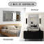 Miroir d'appoint Kylam Glam-1176145600