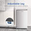 Mini réfrigérateur compact avec congélateur et réfrigérateur à faible bruit et à faible consommation d'énergie de 3,2 pi³ BANGson pour dortoir, appartement, bureau, argent-124796882