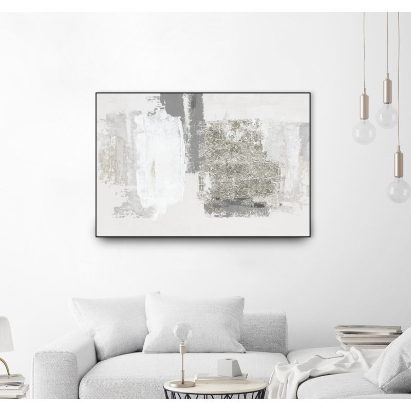 «Silver Slate», toile encadrée par Giant Art