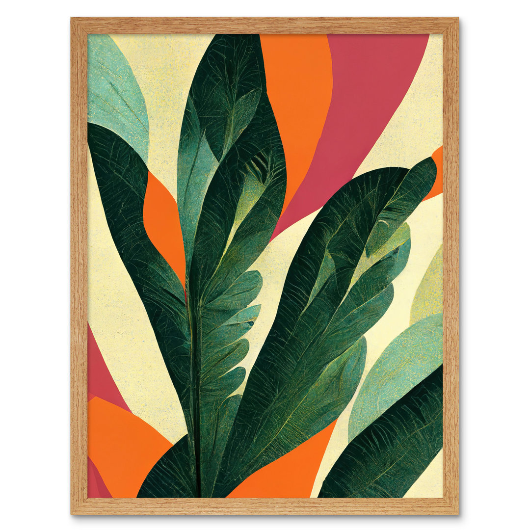 Exotic Tropical Leaves Botanical - Print