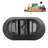 54" Streamline Soaking Glossy Black Freestanding Tub and Tray With Internal Drain-112235295