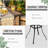 Square Outdoor Bar Table