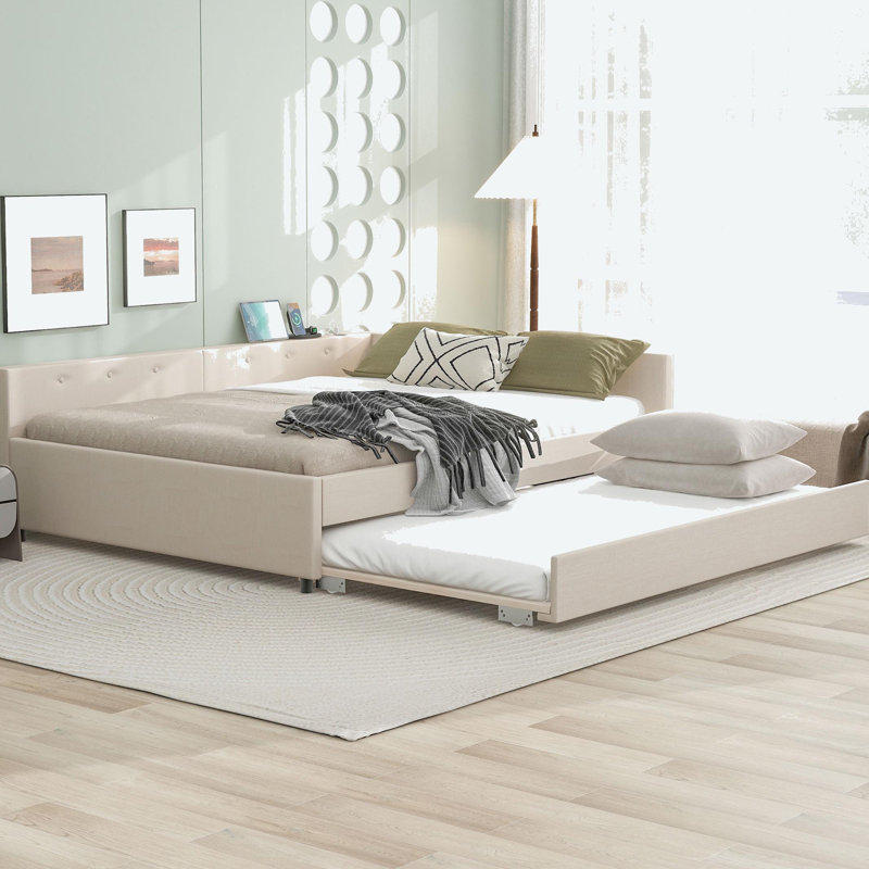 Upholstered Platform Bed, Queen