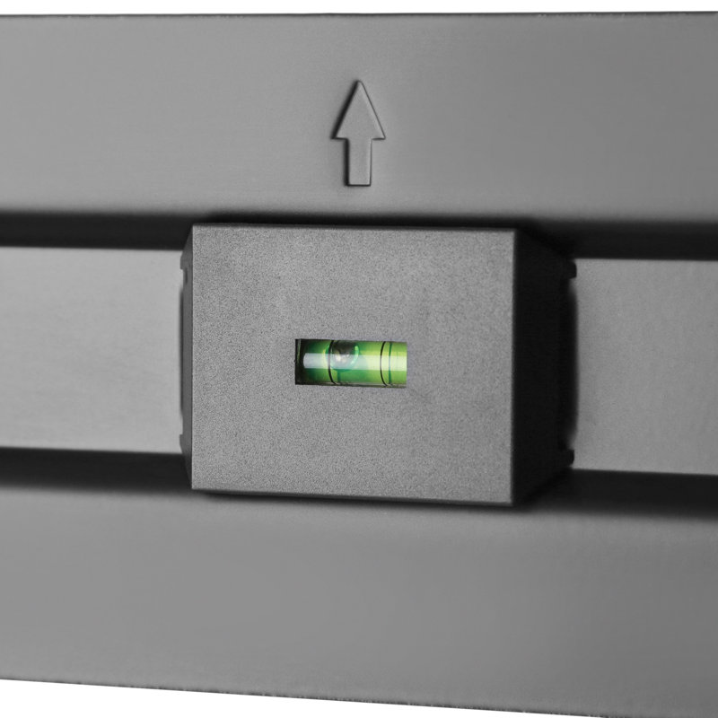 Ultra-Slim Black Steel Tilting Wall TV Mount for 37"-70" TVs