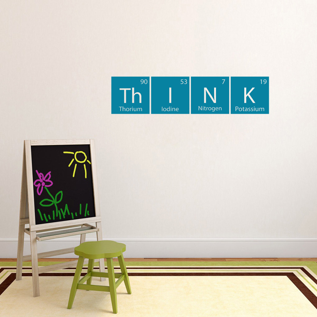 Text & Numbers Non-Wall Damaging Wall Decal Trule 