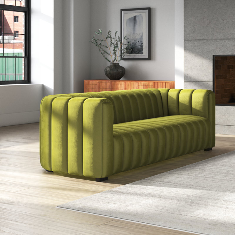 Valmar Modern Sofa, Green