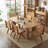 Burlywood Rectangular Solid Wood Butterfly Leaf  Dining Table-107659969