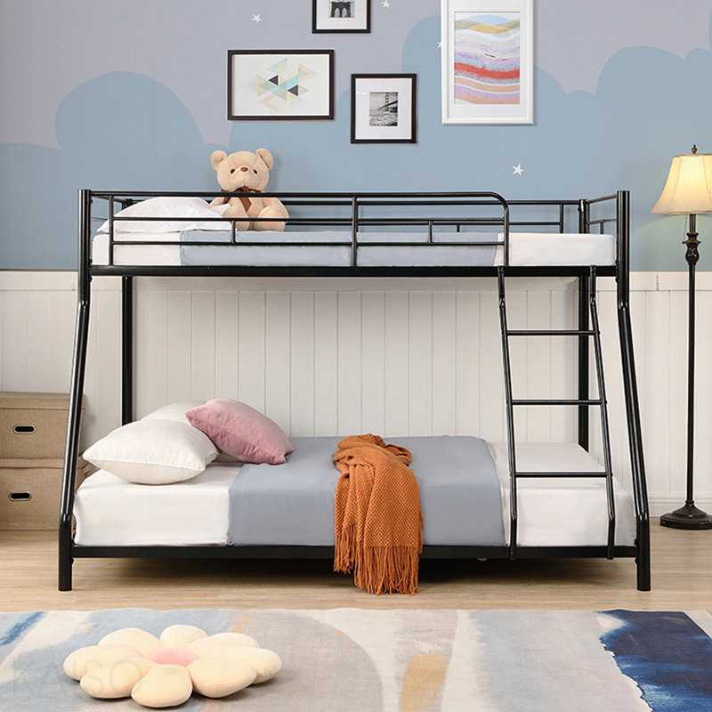 Metal Bunk  Bed  Tf  Black