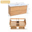 Meuble-lavabo flottant mural 48 po avec lavabo simple 48 po