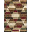 Tapis rouge / brun / crème Kehoe-1355876678
