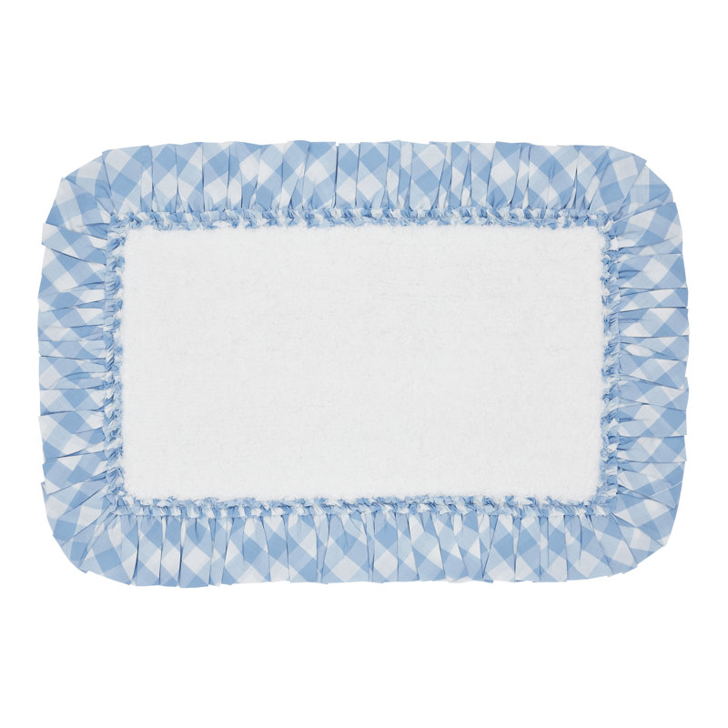 Tapis de bain Annie, L 20 po x L 30 po, Bleu crépuscule