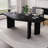 Black Free Form Solid Wood desk-2088366680