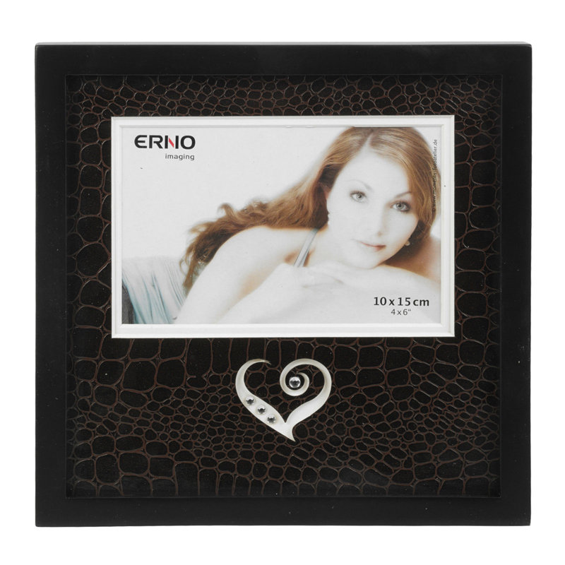 Black Leather Matte Picture Frame