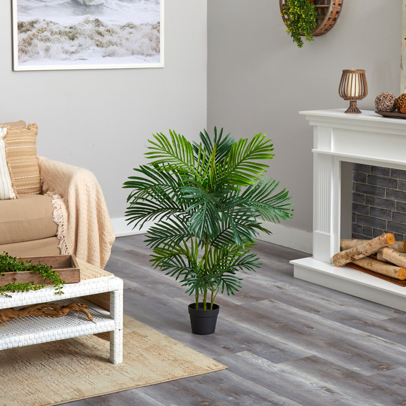 40 po Palmier artificiel Areca résistant aux rayons UV (intérieur / extérieur)
