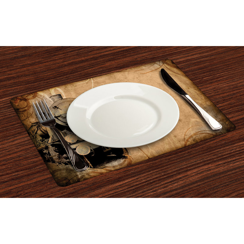 Polyester Abstract Rectangle Placemat