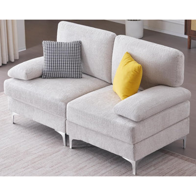 Upholstered 31 " Chenille Sectional