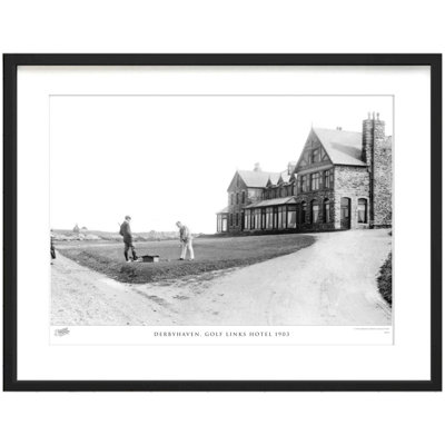 Derbyhaven, Golf Links Hotel 1903 by Francis Frith - Single Picture Frame Print