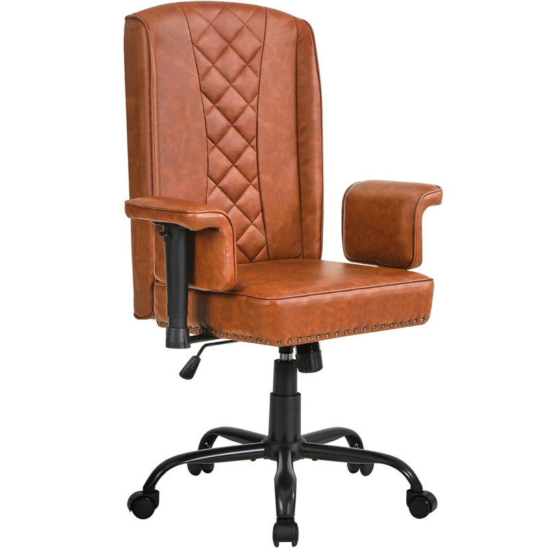 Fauteuil de direction ergonomique brun, Brun