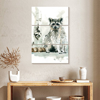 Brampt Raccoon And Baby
