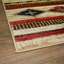 Tapis beige / rouge Perrault Southwestern-109263729