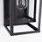 Rasharkin Classic Outdoor Wall Sconce 1 Light Rectangular Metal Frame and Clear Glass Shade Waterproof-1316760482-1308433313