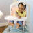 Kids Personalized 15.8 in. Plastic Play or Activity Table Chair and Ottoman
