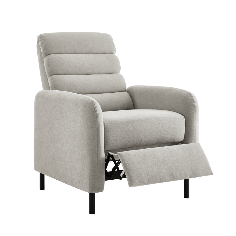 Fauteuil inclinable manuel 29,5 po Novello, Mélange coton lin polyester