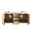 Chêne blanc Elizabeth X P 22 po Meuble-lavabo double en D-109589828