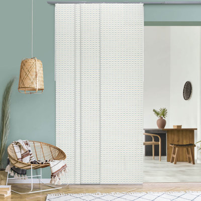 Store vertical blanc semi-transparent Sharmaine