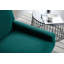 Fauteuil moderne incliné avec structure en métal-333645183
