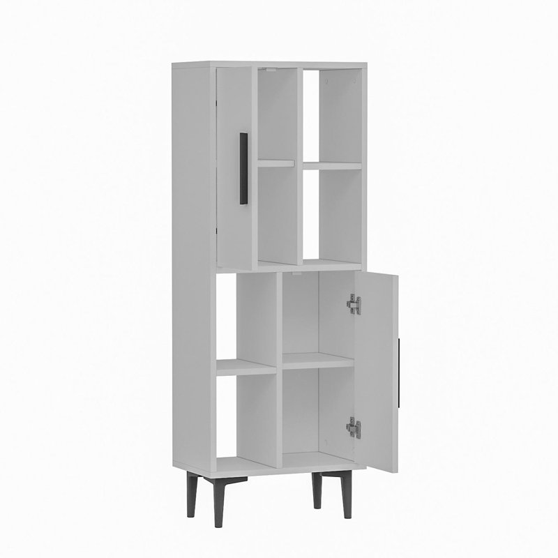 Templin Bathroom Storage, White