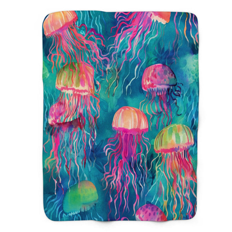 Motifs d'animaux exotiques - couverture de qualité supérieure 1 pièce, Grand lit
