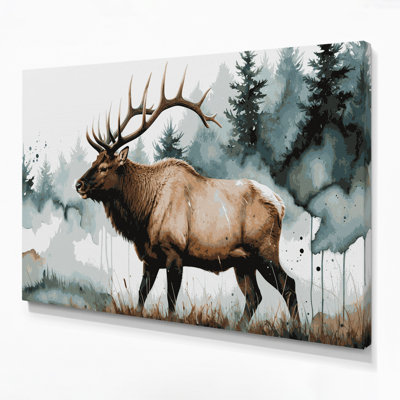 Art mural sur toile bleu