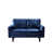 Velours bleu foncé est en rupture de stock