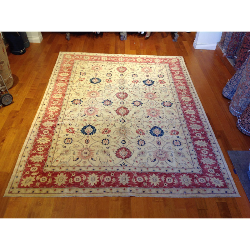 One-of-a-Kind 8'10" X 11'7" New Age Wool Area Rug in