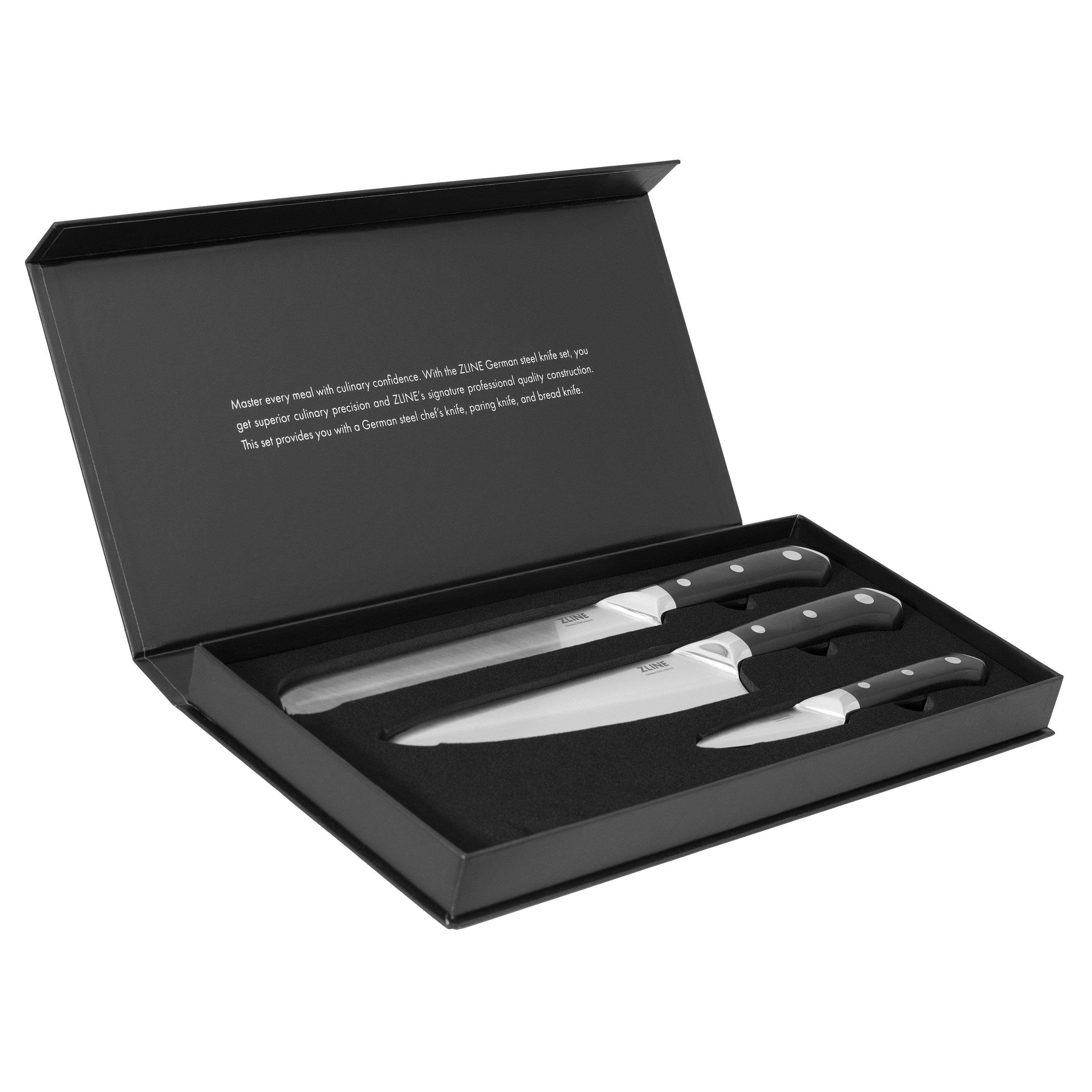 Berkel Elegance Set 6 of Steak Knives Black