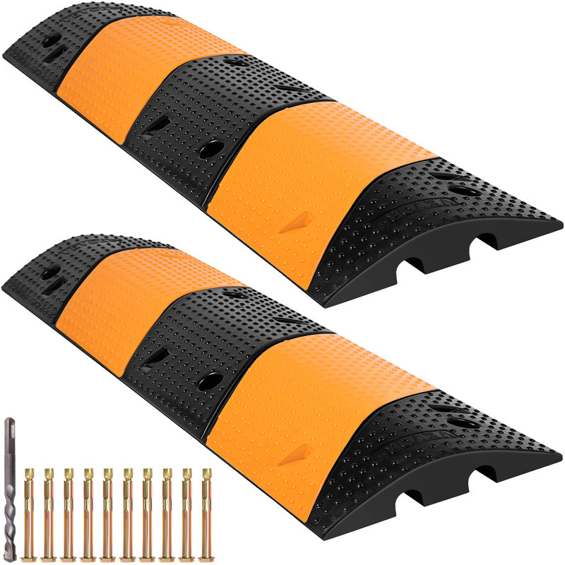 VEVOR Rubber 40.2'' L Threshold Ramp