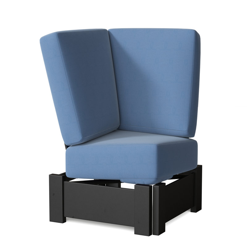 Chaise de patio avec coussins Cherin, Ciel 42A, Désert texturé