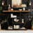 4-Tier Narrow Console Table With Sturdy Support And Versatile Storage For Entryway Hallway Living Room-237158916