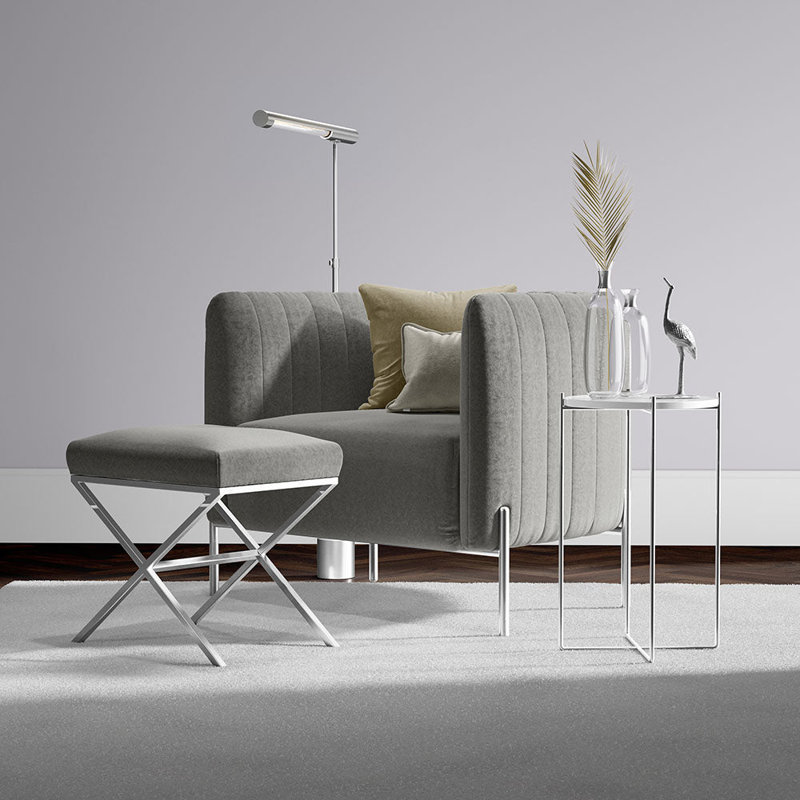 Tissu en crêpe, Anthracite