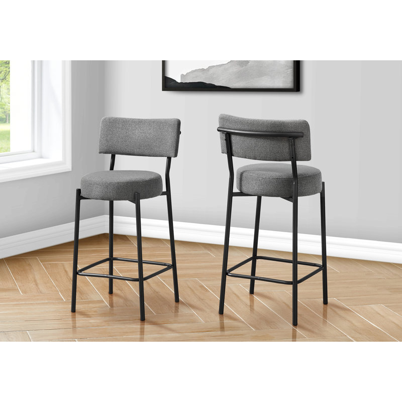 2 pièces tabouret de bar, hauteur de comptoir, cuisine, aspect cuir, Blanc