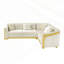 Canapé modulaire en L Chesterfield-123031311