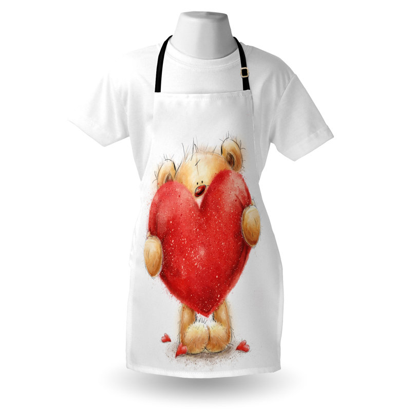 No Pattern Bib Apron