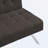 Wood Frame Stainless Leg Futon Sofa bed Convertible Futon Foldable Sofa-111271005