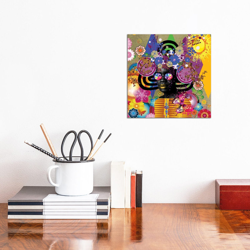 Sunshine Afo Pop 1 Piece Wrapped Canvas Wall Art, 30.48 cm H x 30.48 cm W