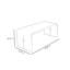 Special-shaped solid wood modern office desk-1920538419