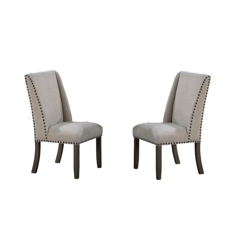 Chaises d'appoint traditionnelles 2Pc rembourrées