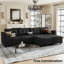 Canapé modulaire en chenille en U 6 places Shazier-1890484709